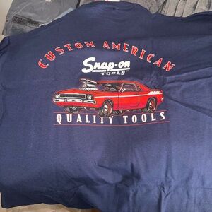 Snap-on Men's Navy Blue Graphic Tee